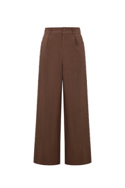Elegant Wide Leg Pants for Women - All Fit, Mid Waist