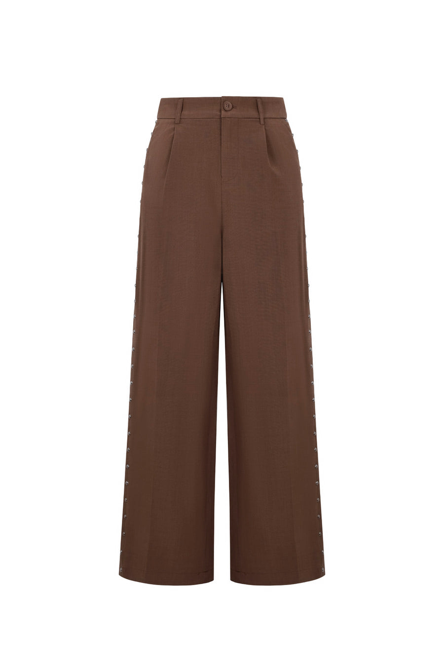 Elegant Wide Leg Pants for Women - All Fit, Mid Waist