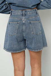 Strass Denim Short